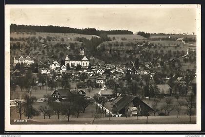 AK Ruswil, Totalansicht aus der Vogelschau