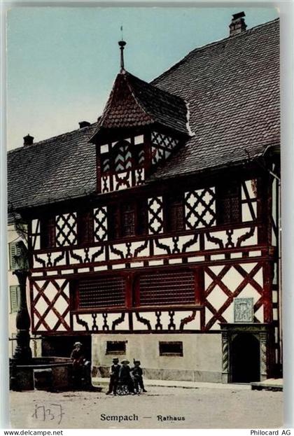 6204 Sempach Gebrauchsspuren Rathaus - 39691531