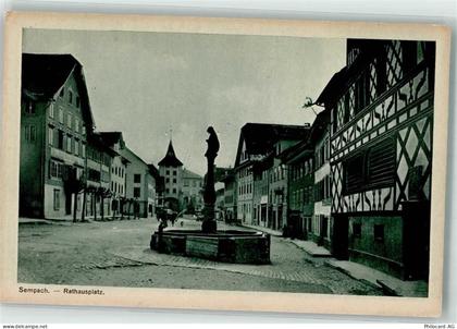 6204 Sempach - Rathausplatz Brunnen - 39691856