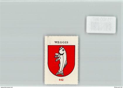 6353 Weggis - Vignette Wappen Kaffee Hag ca 1920-1940 WEggis - 11100997