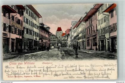 6130 Willisau 1903 Winter Gasthaus Haupt- Gasse - 14001200