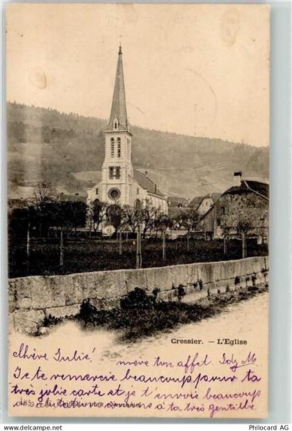 2088 Cressier NE 1900 - Kirche - 10604663