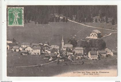 CP SUISSE LA COTE AUX FEES vue du Chasseron
