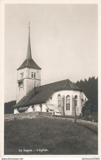 SUISSE LA SAGNE l'église