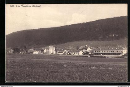 AK Les Verrières, Ortspartie