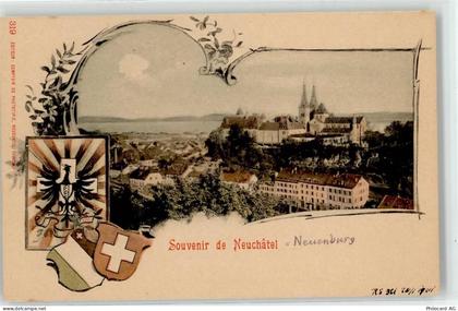 2000 Neuchâtel Neuenburg - Kirche Wappen - 52224297
