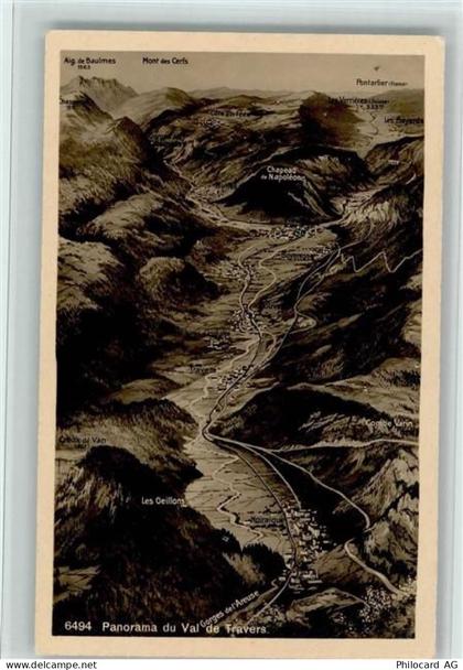 2000 Neuchâtel Neuenburg - Panorama du Val de Travers - 12112530