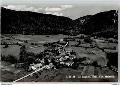 2058 Le Pâquier NE Les Bugnenets Gebrauchsspuren Fliegeraufnahme - 10305821