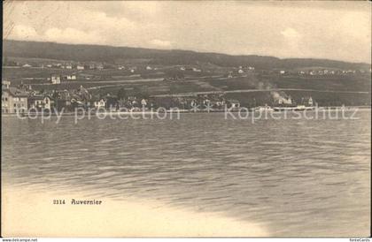 Auvernier Blick vom Neuenburgersee