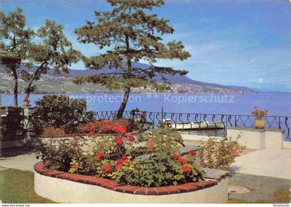 Auvernier Boudry NE Uferpromenade am Neuenburgersee