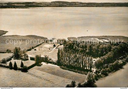 Thielle Sonnenbad am Neuenburgersee Fliegeraufnahme