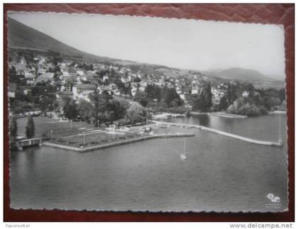 Saint-Aubin-Sauges (NE) - Fliegeraufnahme Hafen / Vue aerienne