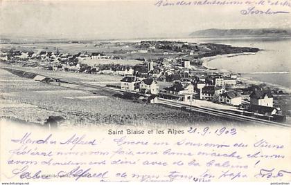 Suisse - SAINT-BLAISE (NE) Vue générale - Ed. E. Chiffelle 337