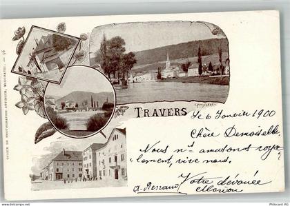 2105 Travers 1900 Foto AK Hotel Gasthaus - 13585831