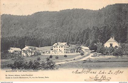 Suisse - VAL-DE-RUZ (NE) Vue générale Malvilliers - Ed. Er. Robert