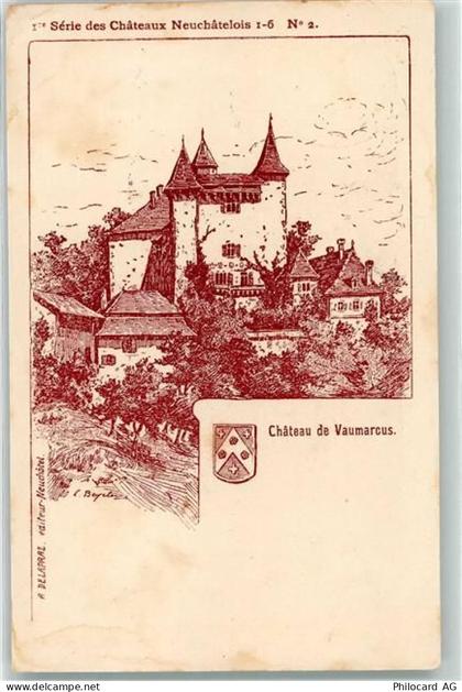 2028 Vaumarcus 1910 - Schloss - 10607654