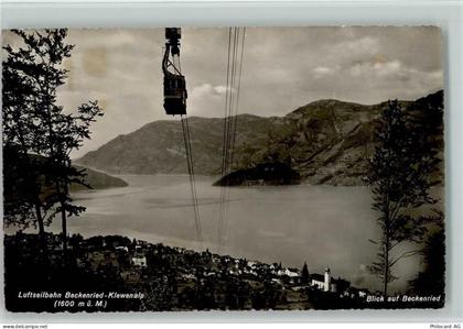 6375 Beckenried - Luftseilbahn Beckenried-Klewenalp Blick auf Beckenried... - 11093801