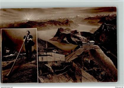 6055 Alpnach Dorf Schoried - Alphornbläser - 1. Aelplerfest Foto ca 1930... - 13025781