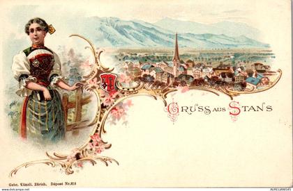 SUISSE - NIDWALD - gruss aus STANS.