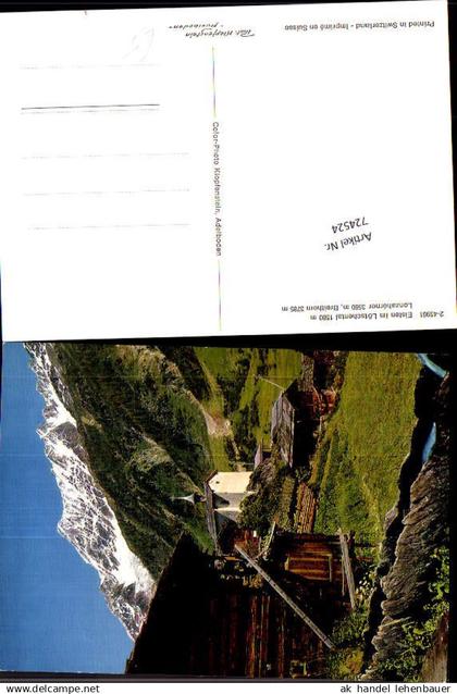 724524 Eisten im Lötschental Lonzahörner Breithorn