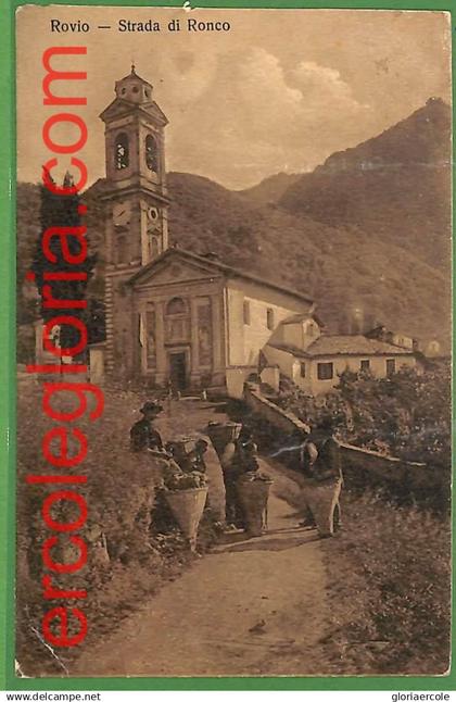 ah0737 - SWITZERLAND - VINTAGE POSTCARD - Rovio - 1918