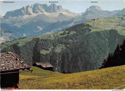 B31682 Blick von Furna gegen Stels  switzerland