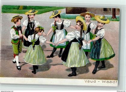 Le Vaud Kinder tanzen Ringelreigen - Verlag Guggenheim 13776 gute Erhalt... - 13065194