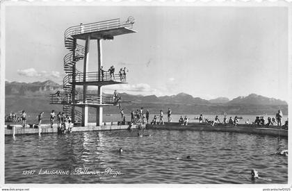 Lot189 lausanne bellerive beach switzerland real photo