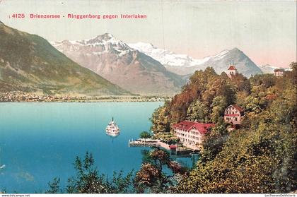 SUISSE - Ringgenberg - Brienzersee - Lac de Brienz - Bateau à Vapeur - CPA
