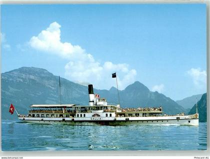 Vierwaldstättersee Raddampfer Gallia Binnenschiff - 39489634