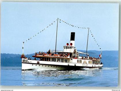 Vierwaldstättersee Raddampfer Schiller Binnenschiff - 39489635