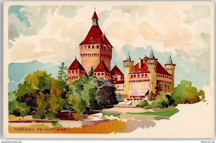 Vufflens-le-Château Peter u. Kohler Schloss Schokolade Lithographie - 52021170