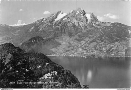 SUISSE - Mont Pilatus - Bürgenstock - lac des Quatre Cantons - massif - CP