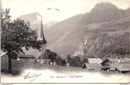 SUISSE - OBWALD - LUNGEN - alte Kirche
