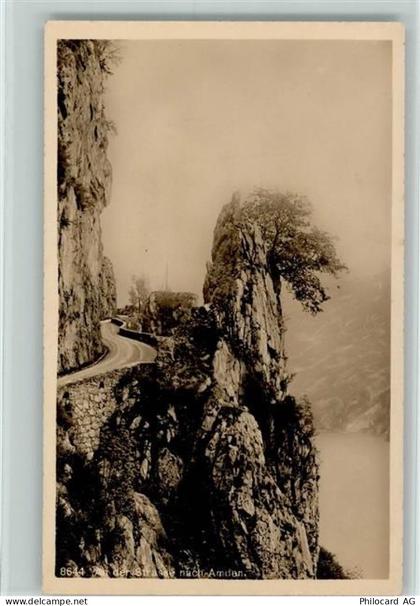 8873 Amden - Strasse nach Amden - 11087612