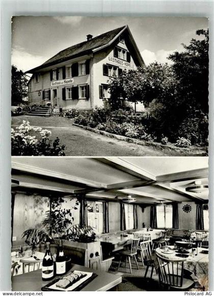 8717 Benken SG Foto AK Gasthaus zur Kapelle - 14007354