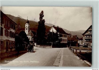 9470 Buchs SG - Protest. Kirche mit Buchs Pfarrhaus - 13100182
