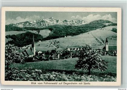 9113 Degersheim - Blick vom Fohrenwald auf Degersheim miit Säntis - 10197336