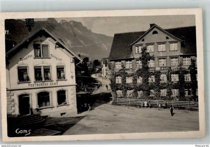 9473 Gams 1922 Foto AK Postamt Teleofon Telegraph Gasthaus - 13597652