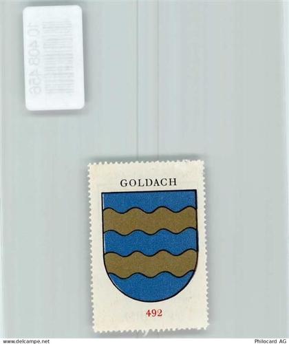 9403 Goldach - Vignette Wappen Kaffee Hag ca 1920-1940 - 10408456
