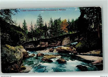 9643 Krummenau 1929 - Naturbrücke AK - 10137521