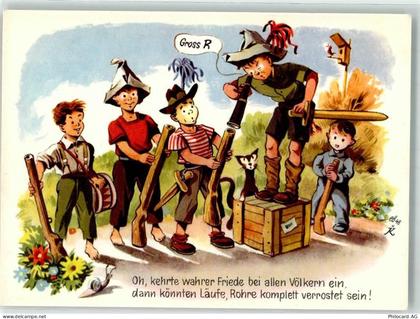 8887 Mels - Aktion Weisstannentals Karikatur Kinder Waffen Kinder in Uni... - 39692487