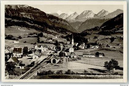 9650 Nesslau Foto AK Bahnhof Bahnpost Nesslau-Neu St. Johann - 10687024