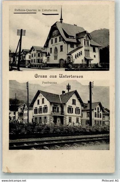 8882 Unterterzen - Rathaus Quarten Postamt - 13607016