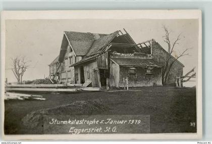 9034 Eggersriet 1919 Privatfoto AK Sturmkatastrphe - 13251104