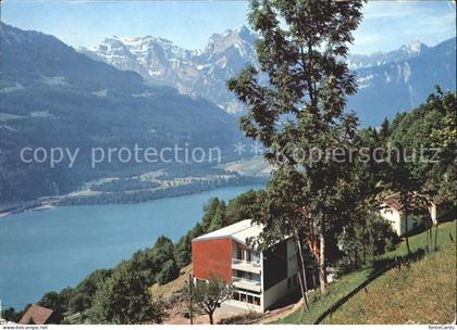 Amden Walensee SG Blick Walensee Glarnerberge
