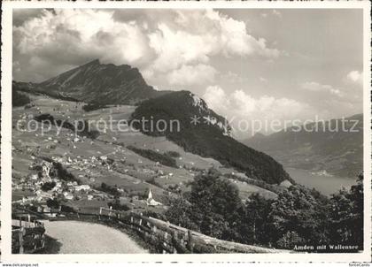 Amden Walensee SG mit Walensee