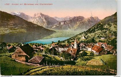 Amden Walensee SG mit Walensee und Glarneralpen