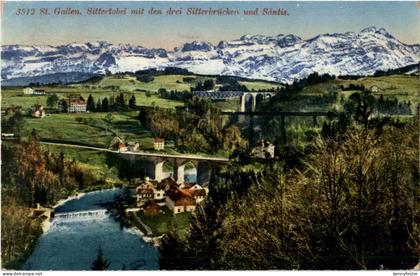 Sitterviadukte bei Bruggen