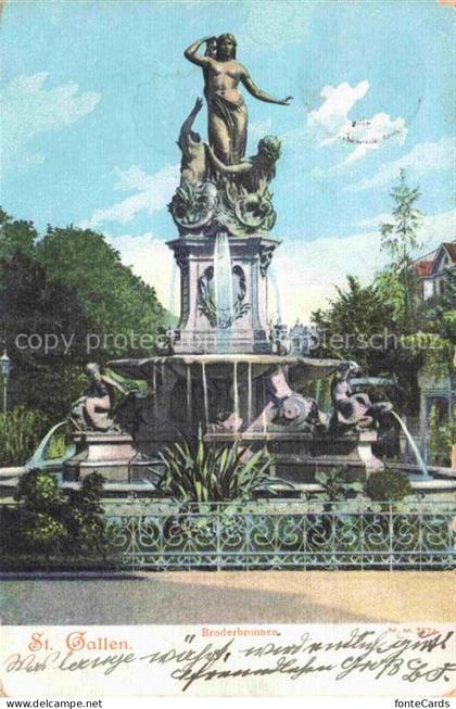 St Gallen SANKT GALLEN SG Broderbrunnen